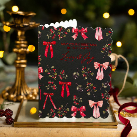 May your Christmas be filled with Love & Joy Card (Cello-Free) (available for dispatch from August 2025)