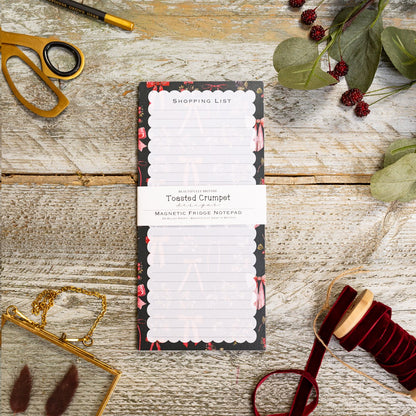 Bows & Berries Magnetic Shopping List (available for dispatch from August 2025)