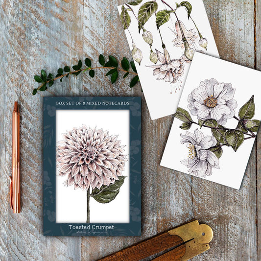 "The Blanc Collection" Boxed Set of 8 Mixed Notecards