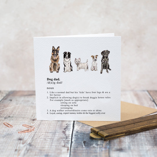 Dog Dad Card (Cello-Free)