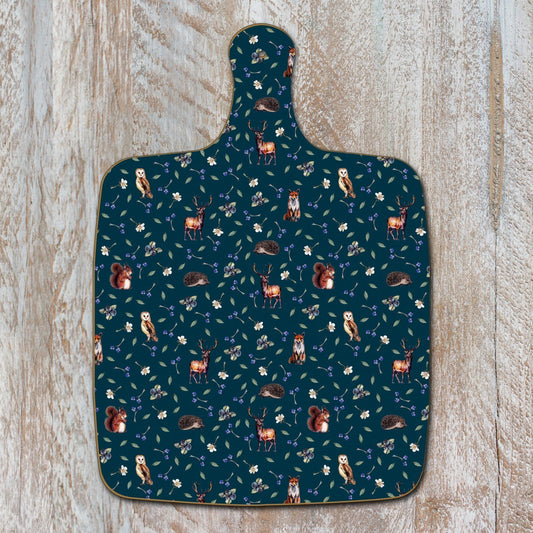 Woodland Creatures Large Chopping Board