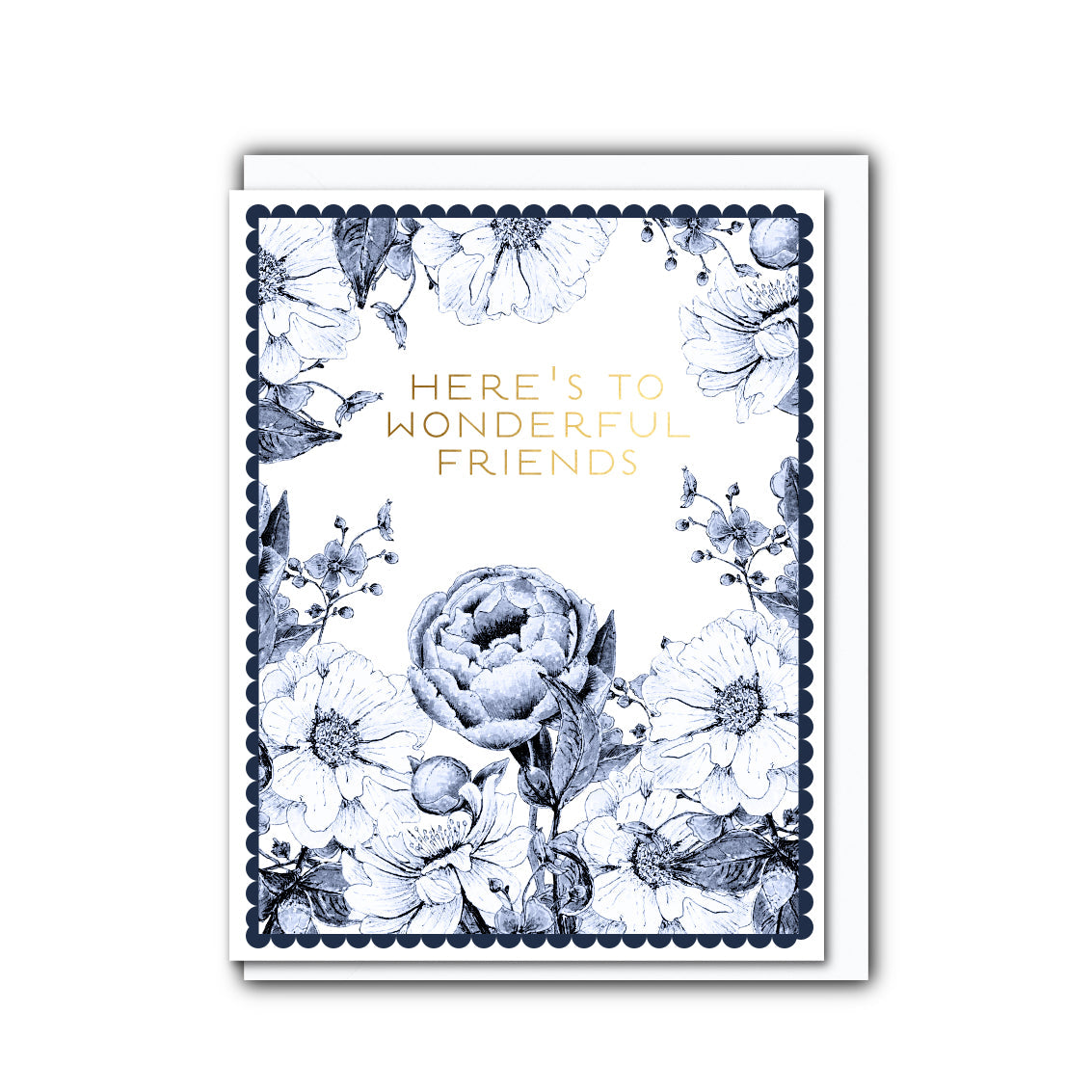 NEW! Here's to Wonderful Friends (Chateau) Card (Cello-Free)