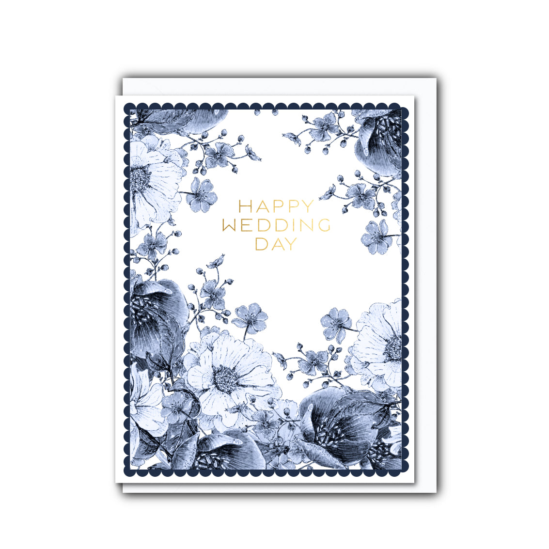 NEW! Happy Wedding Day (Chateau) Card (Cello-Free)