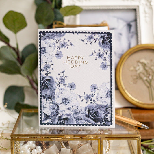 NEW! Happy Wedding Day (Chateau) Card (Cello-Free)