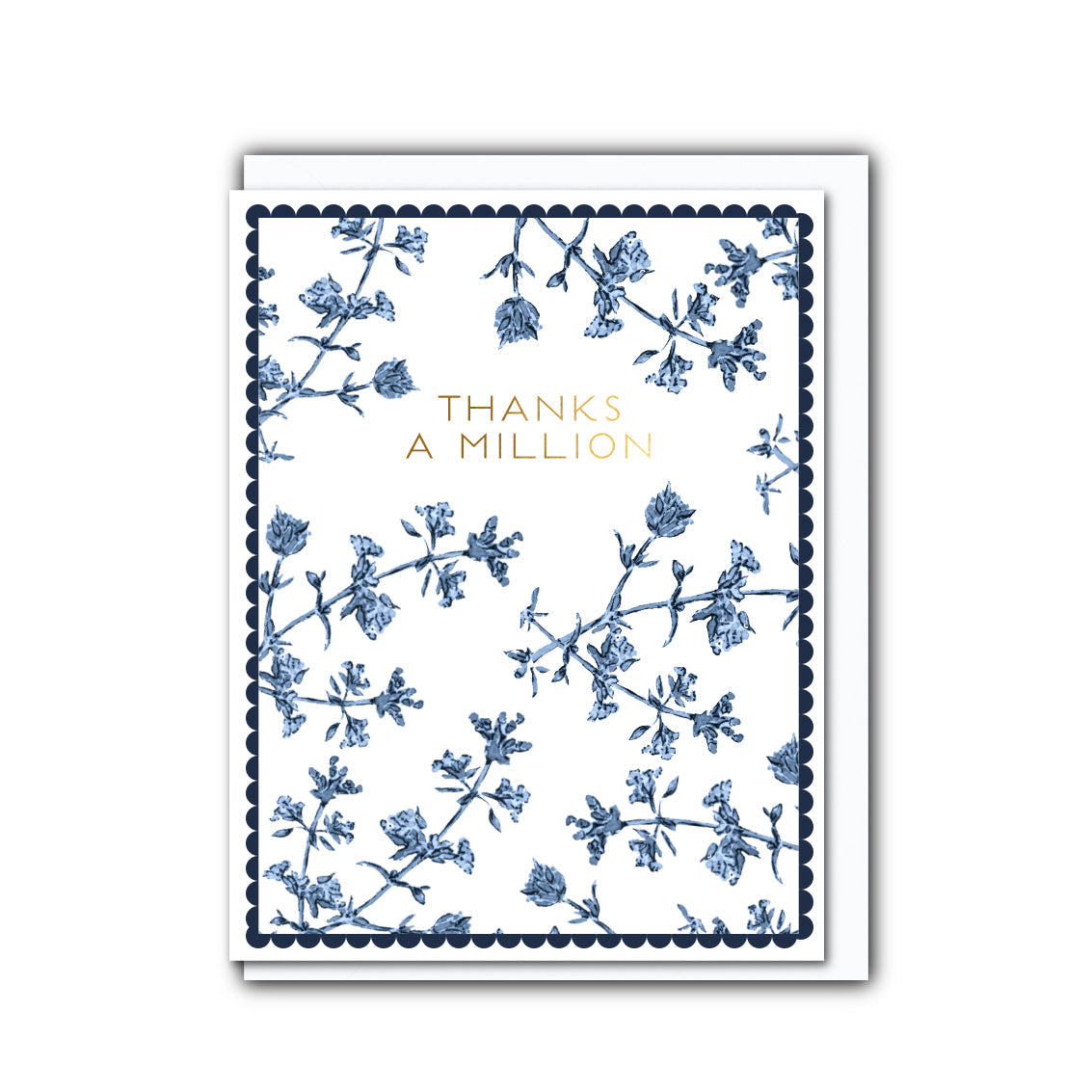 NEW! Thanks A Million (Chateau) Card (Cello-Free)