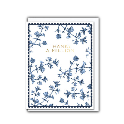 NEW! Thanks A Million (Chateau) Card (Cello-Free)