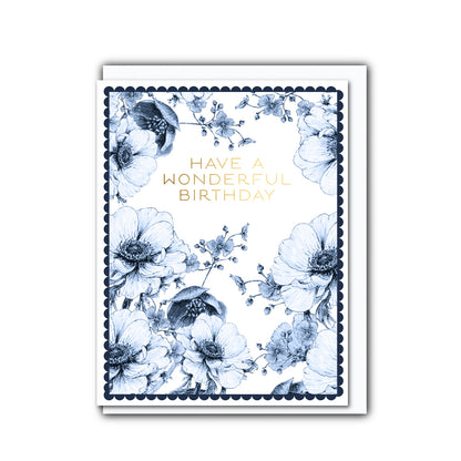NEW! Have a Wonderful Birthday (Chateau) Card (Cello-Free)