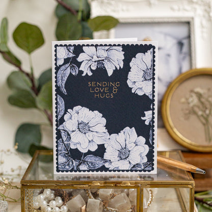NEW! Sending Love & Hugs (Chateau) Card (Cello-Free)
