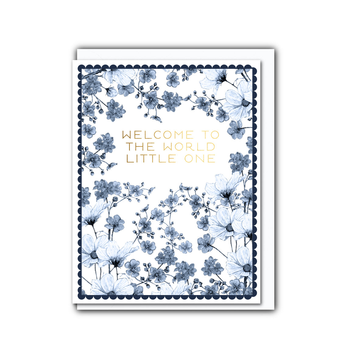 NEW! Welcome to the World Little One (Chateau) Card (Cello-Free)
