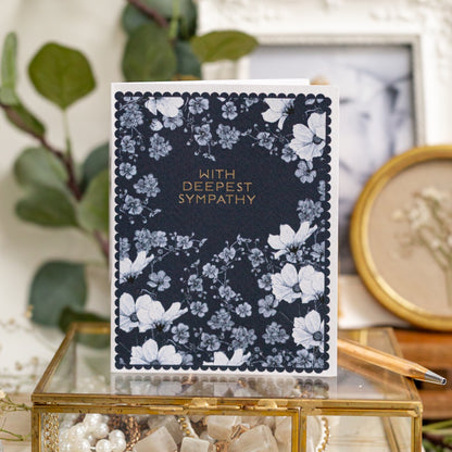 NEW! With Deepest Sympathy (Chateau) Card (Cello-Free)