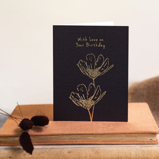 With Love on Your Birthday Card (Cello-Free)