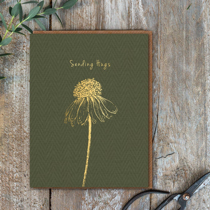 Sending Hugs Card (Cello-Free)