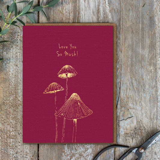 Love You So Mush Card (Cello-Free)