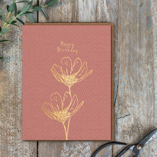 Happy Birthday Card (Cello-Free)