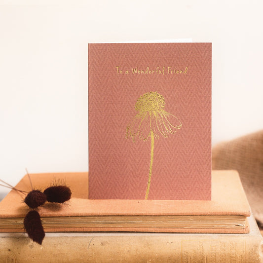 To a Wonderful Friend Card (Cello-Free)
