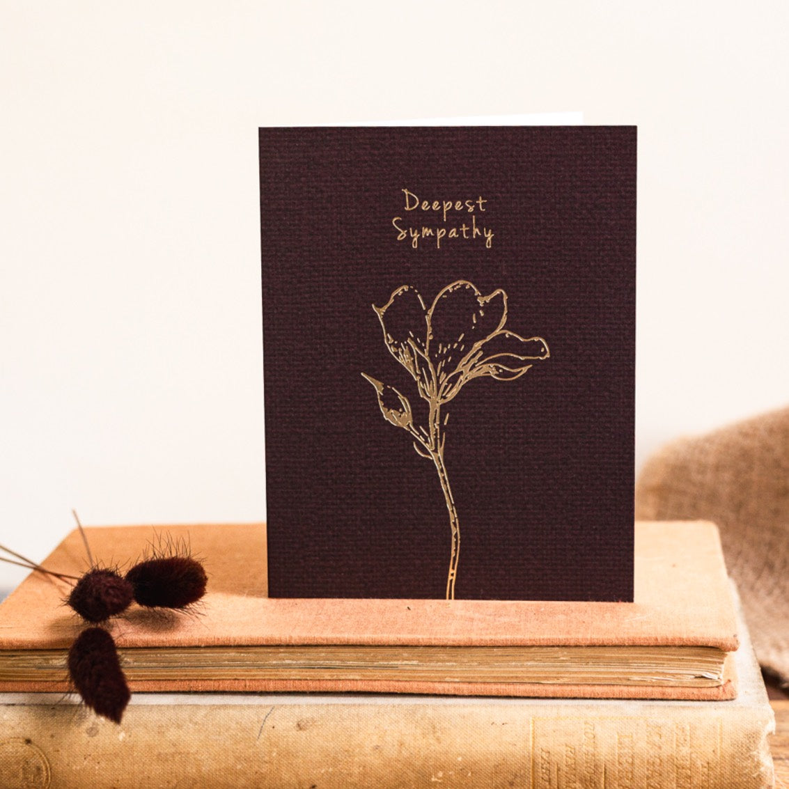 Deepest Sympathy Card (Cello-Free)