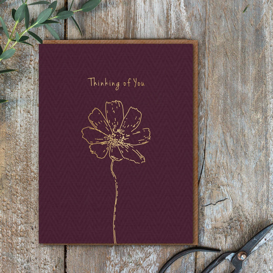 Thinking of You Card (Cello-Free)