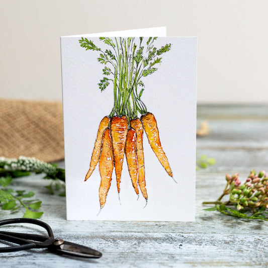 The Kitchen Garden Carrots Card (Cello-Free)