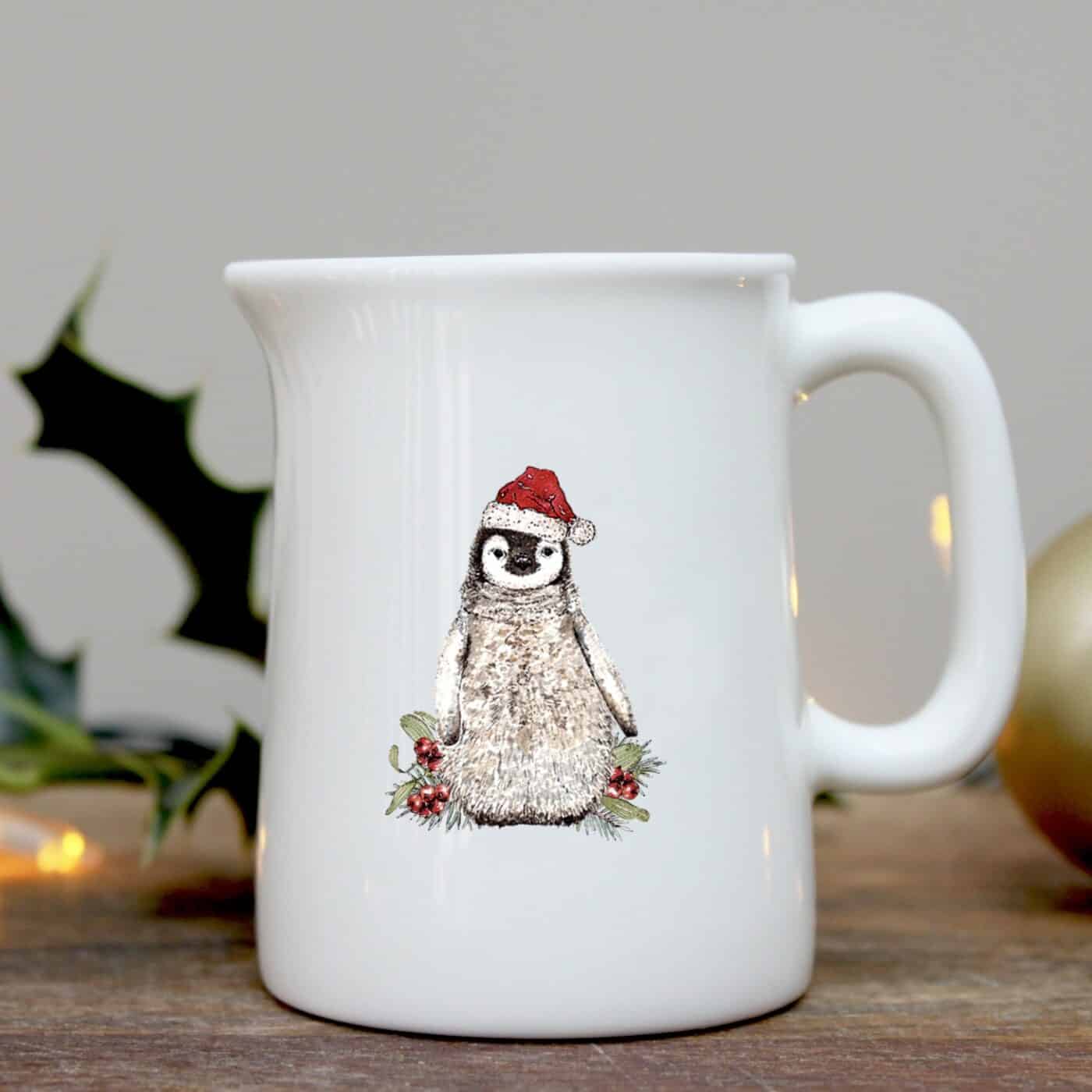 Christmas Penguin Mini Jug in a Gift Box
