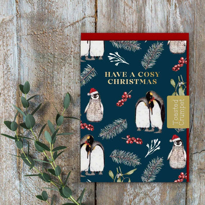Have a Cosy Christmas (Christmas Penguins) Set of 6 Christmas Cards