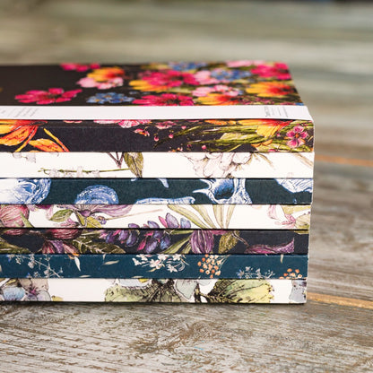 Bee & Honeysuckle (Noir) A5 Chunky Notebook