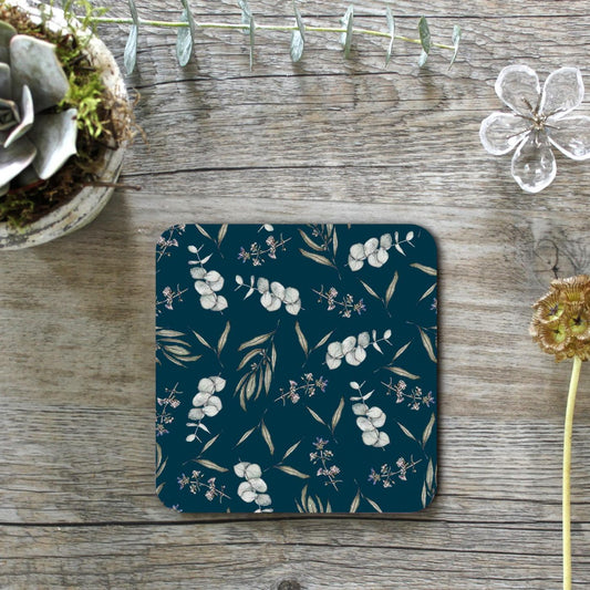 Eucalyptus (Noir) Set of 4 Coasters
