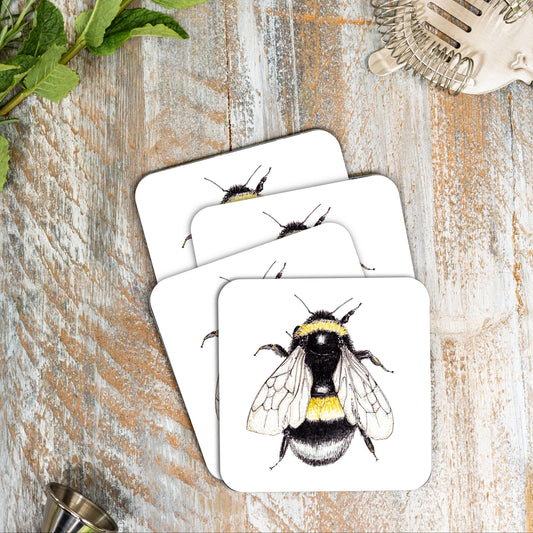 Bumblebee (Pure)  Set of 4 Coasters
