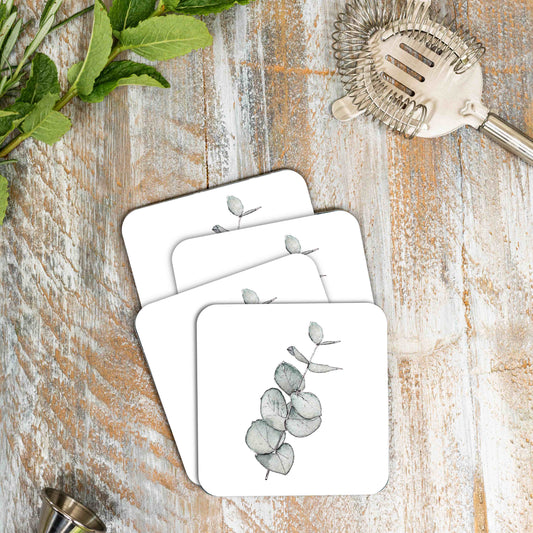Eucalyptus (Pure) Set of 4 Coasters