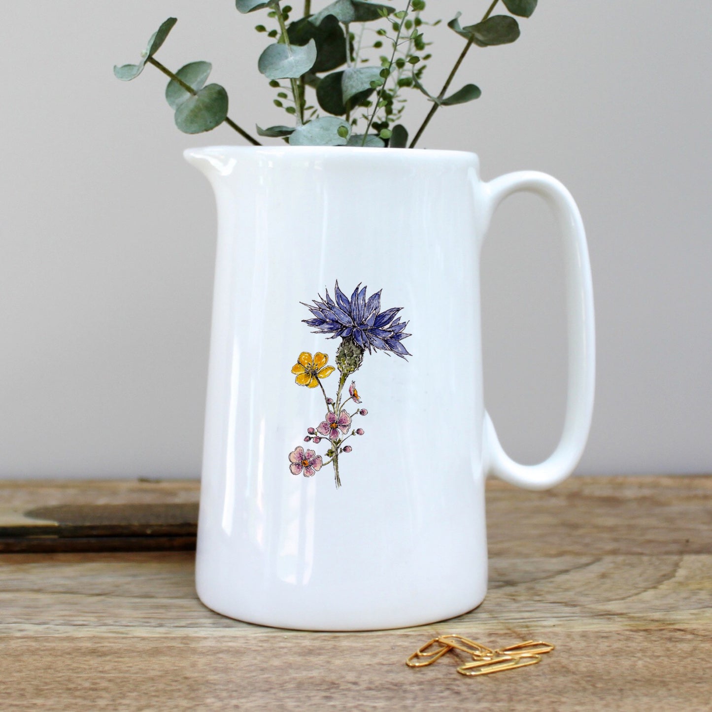 Cornflower Pint Jug in a Gift Box