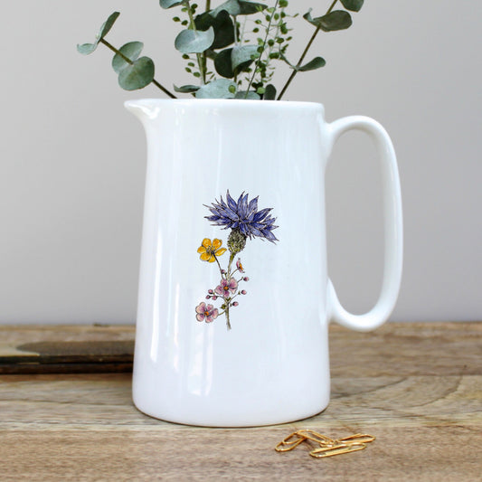 Cornflower Pint Jug in a Gift Box