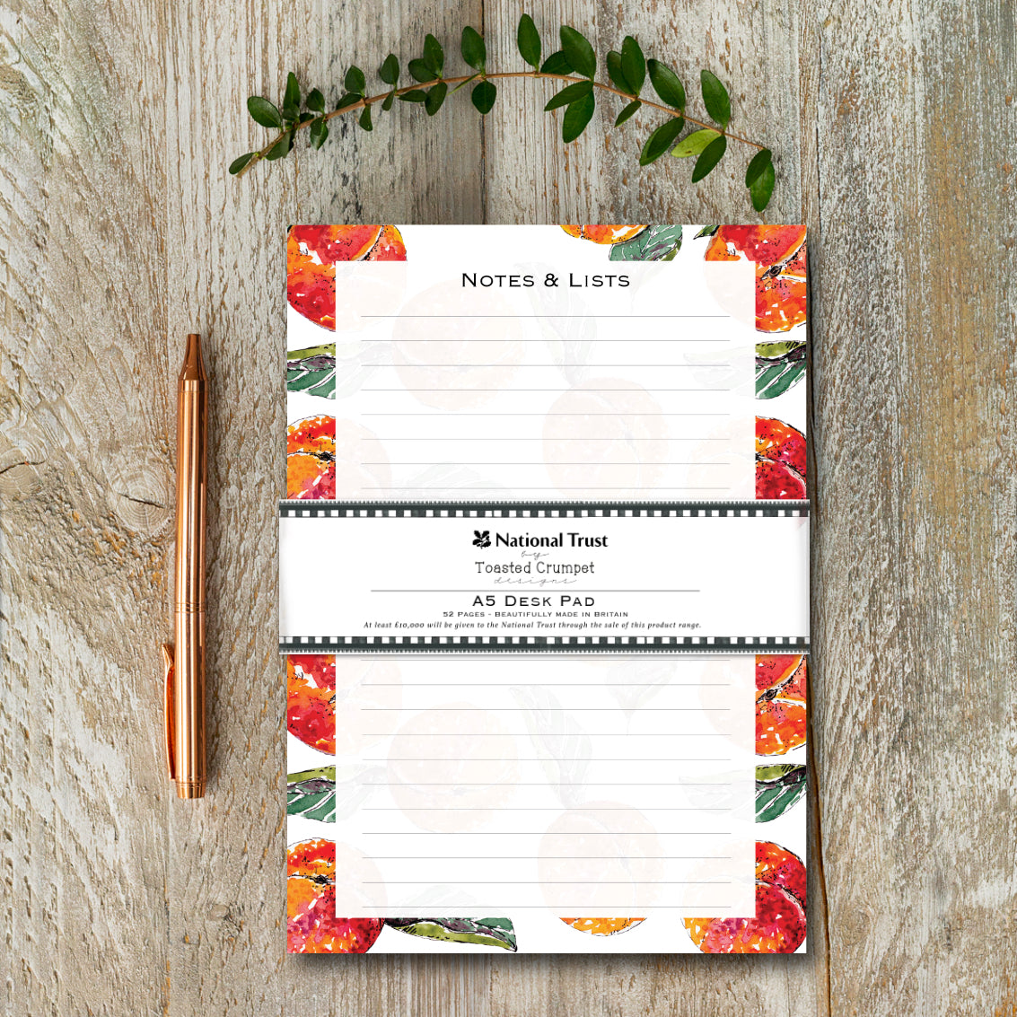 NEW! Peaches (Pure) A5 Desk Pad (available for dispatch from Jan 2026)