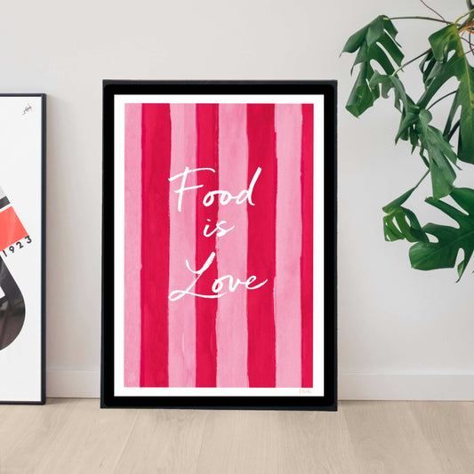NEW! Food is Love A3 Digital Print (available for dispatch from July 2026)
