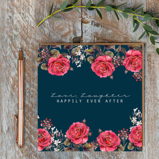 Love, Laughter, Happily Ever After Card (Cello-Free)