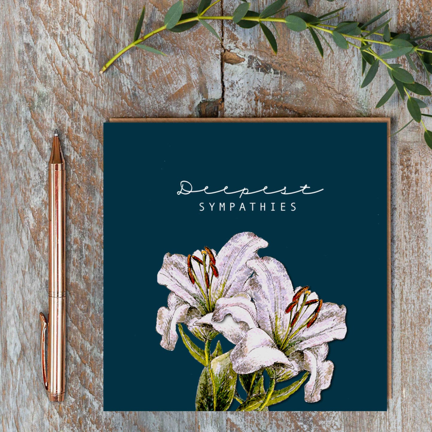 Deepest Sympathies Card (Cello-Free)