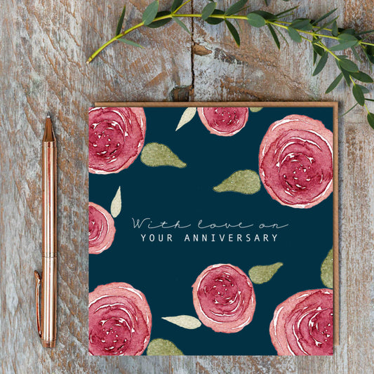 With Love on Your Anniversary Card (Cello-Free)