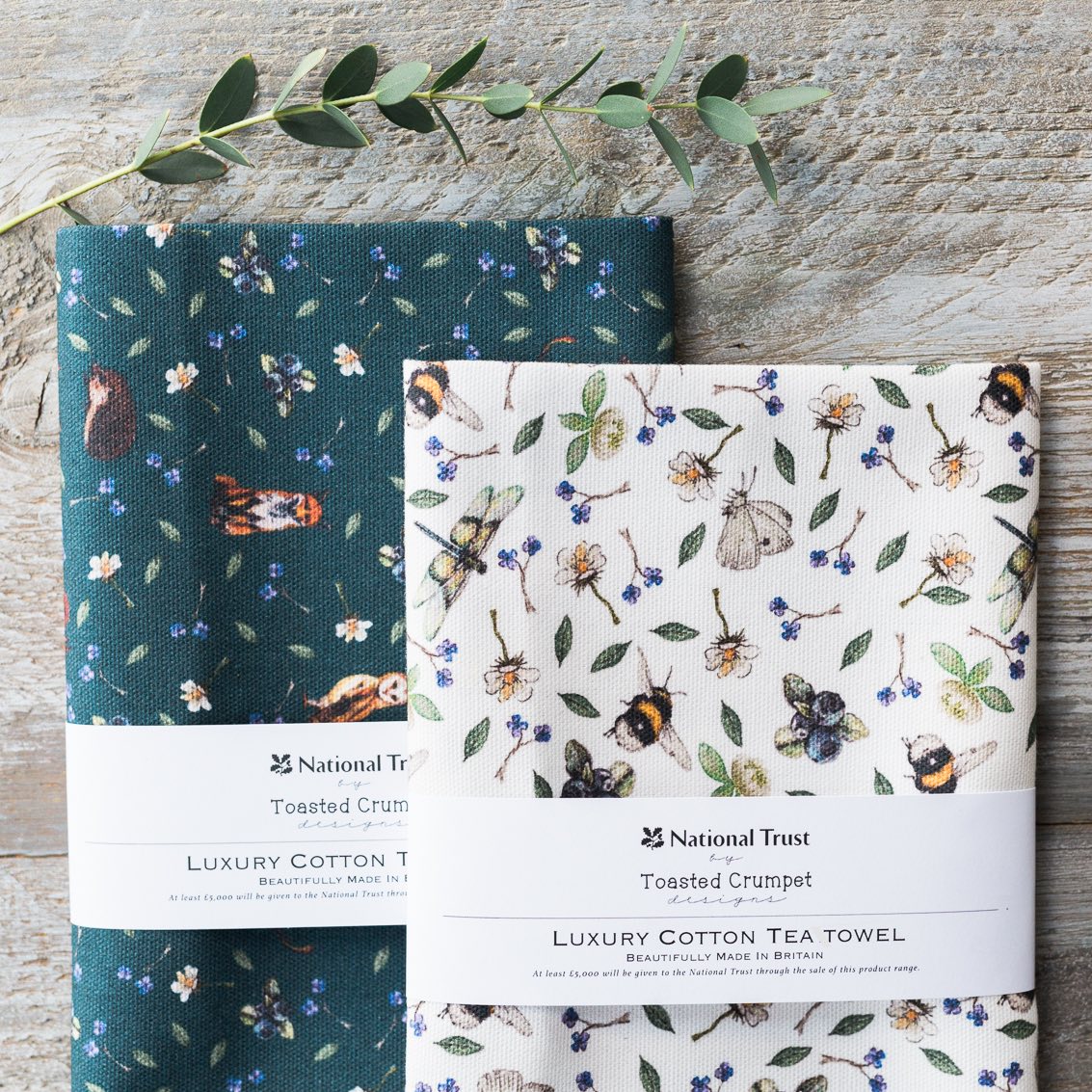 Woodland Creatures Tea Towel
