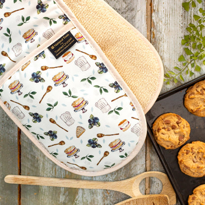It's Cake Time (Pure) Cotton Double Oven Glove