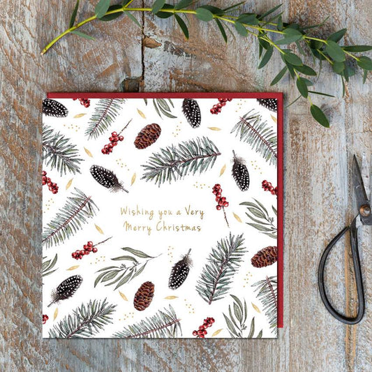 Wishing You a Very Merry Christmas Card (Cello-Free)