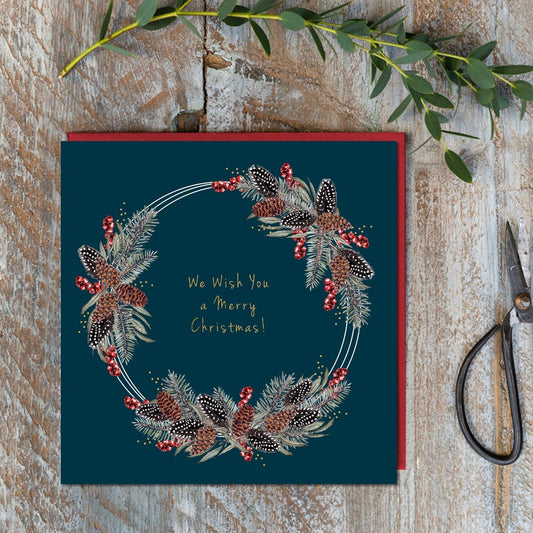 We Wish You a Merry Christmas Card (Cello-Free)