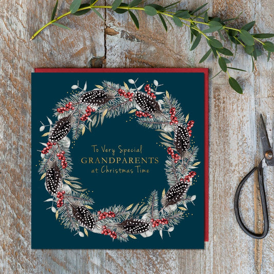 To Very Special Grandparents at Christmas Time Card (Cello-Free)