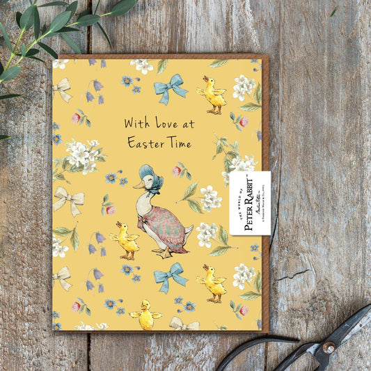 With Love at Easter Time (Jemima Puddle-Duck) Card (Cello-Free)
