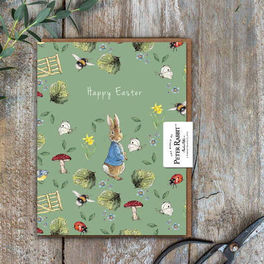 Happy Easter (Peter Rabbit) Card (Cello-Free)
