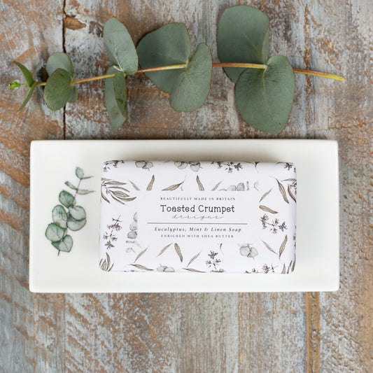Eucalyptus Rectangular Soap Dish