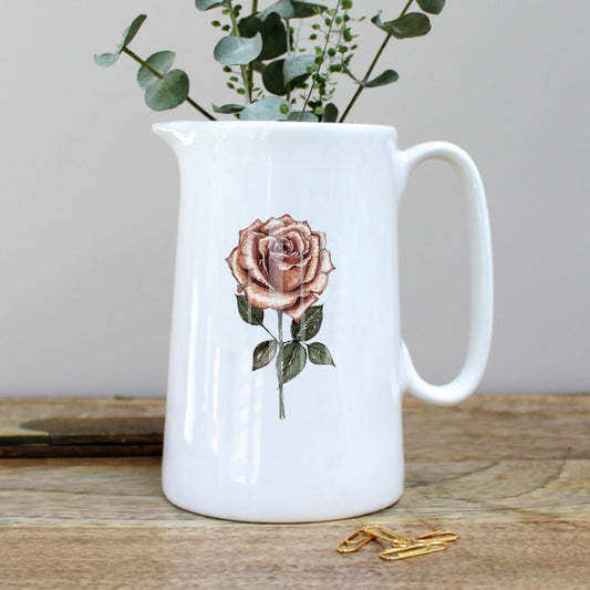 Rose Pint Jug in a Gift Box