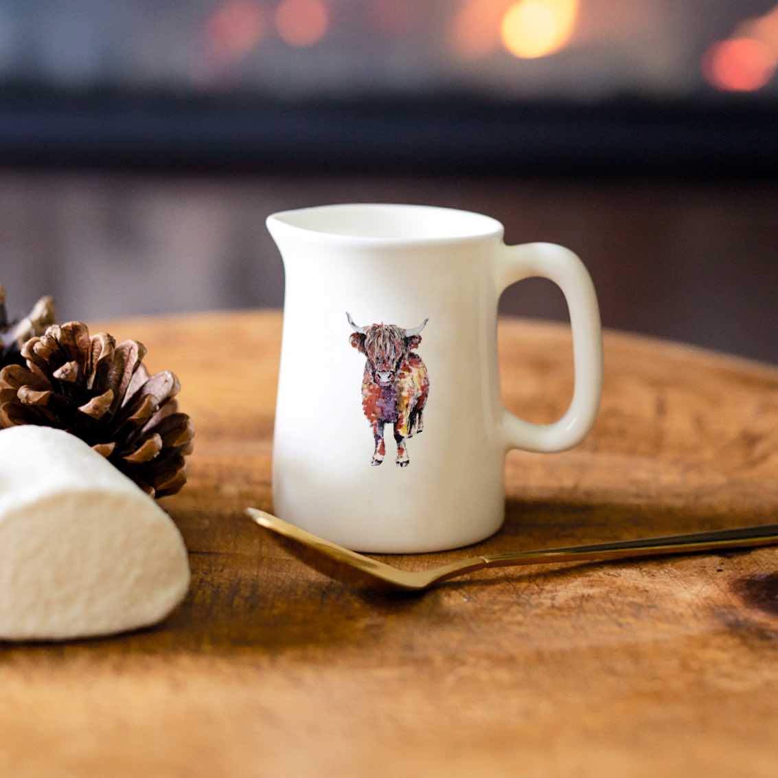 Highland Cow Mini Jug in a Gift Box