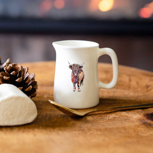 Highland Cow Mini Jug in a Gift Box