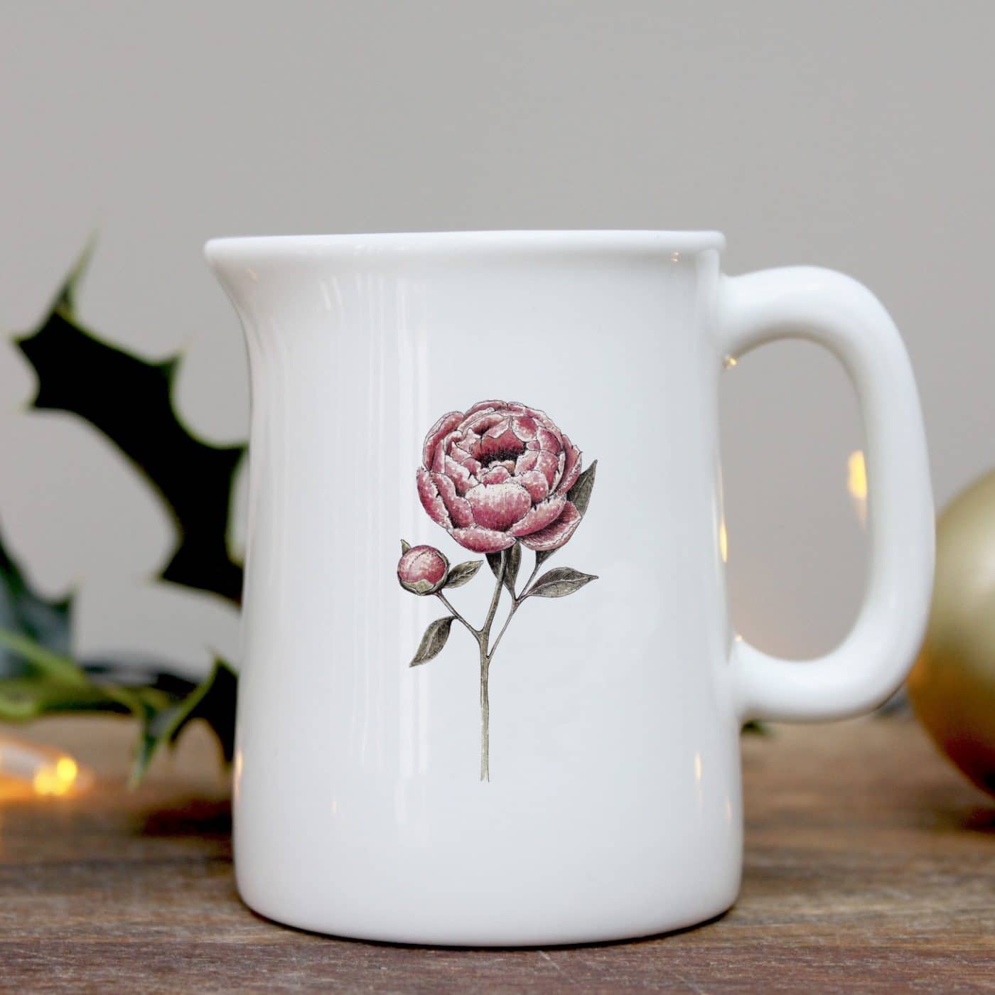 Peony Mini Jug in a Gift Box
