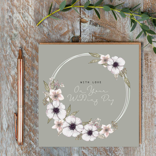 With Love on Your Wedding Day Card (Cello-Free)