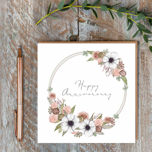 Happy Anniversary Card (Cello-Free)