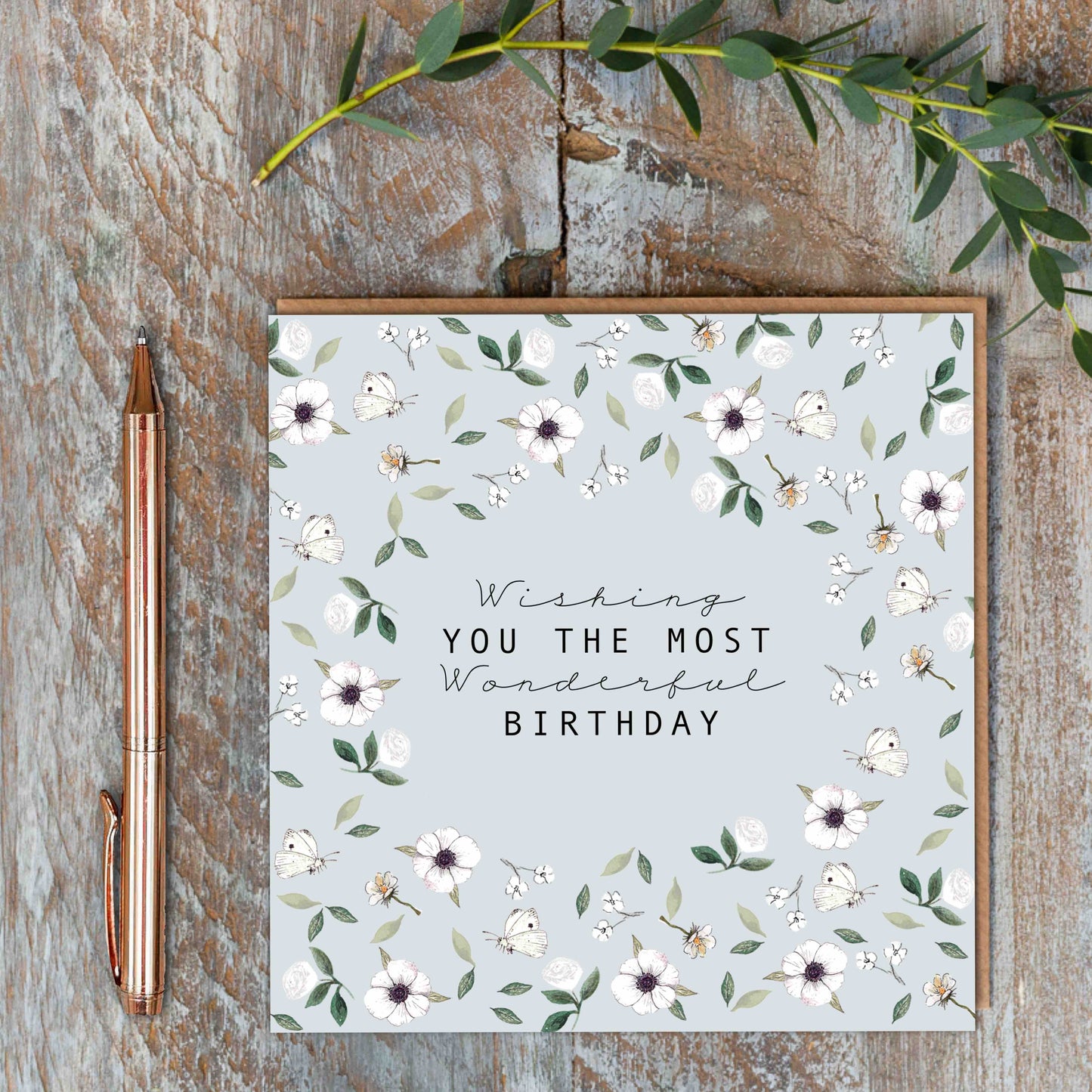 Wishing You the Most Wonderful Birthday Card (Cello-Free)